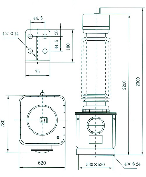 TYD110型电容式电压互感器