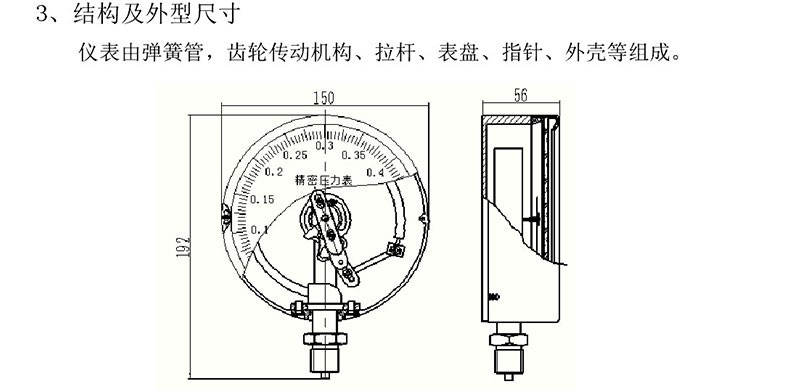 精密压力表