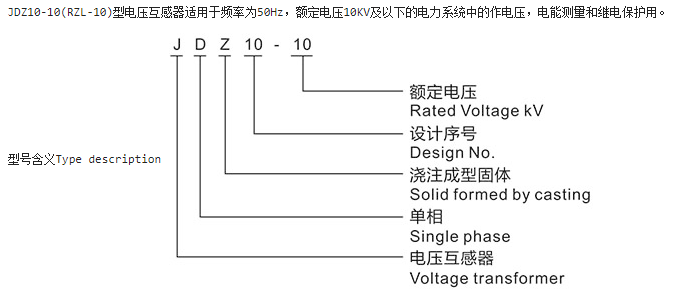 JDZ10-10(RZL-10)电压互感器