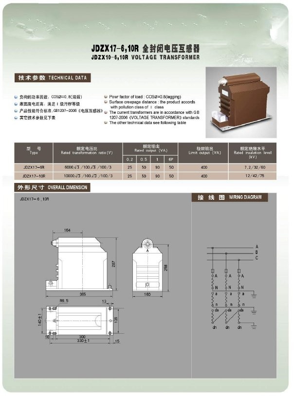 JDZX17-6,10R JDZX10-6,10R户内10KV电流互感器