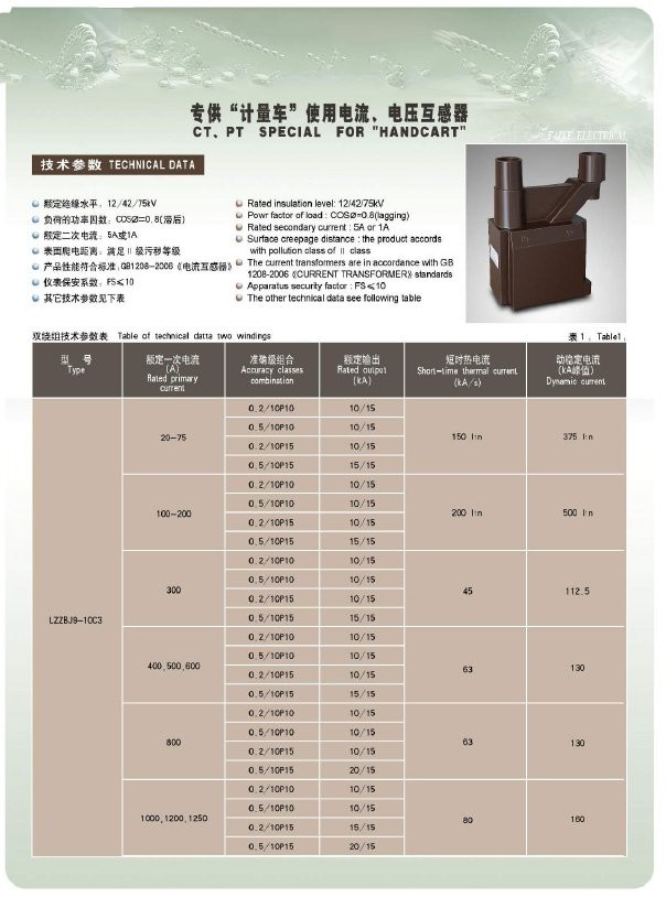 LZZBJ9-10C3 ZJ9-10 JDZ10-10C ZJ10-10R户内10KV电压互感器