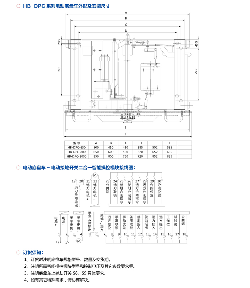 电动底盘车HB-DPC