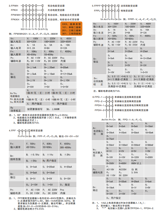 FPA电流变送器