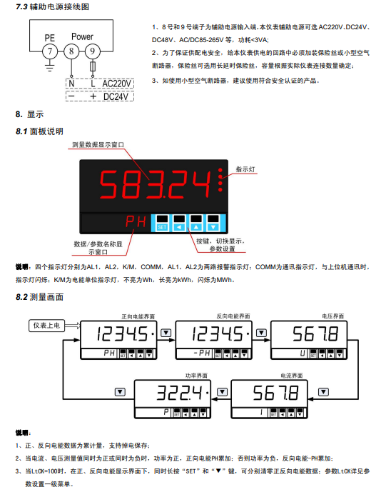 SPA-96BDE直流电能表