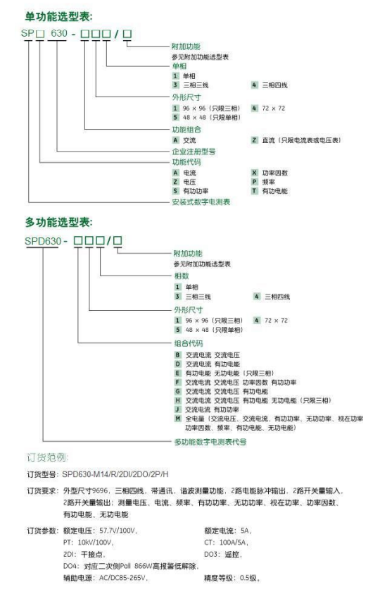 SPS630单相功率表、三相功率表