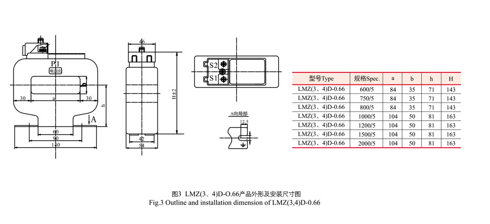 LFZ1D,LMZ(1,2,3,4)D-0.66电流互感器