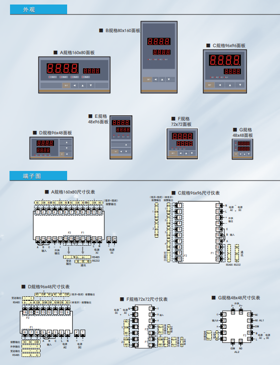 WPW输入标准型数显表