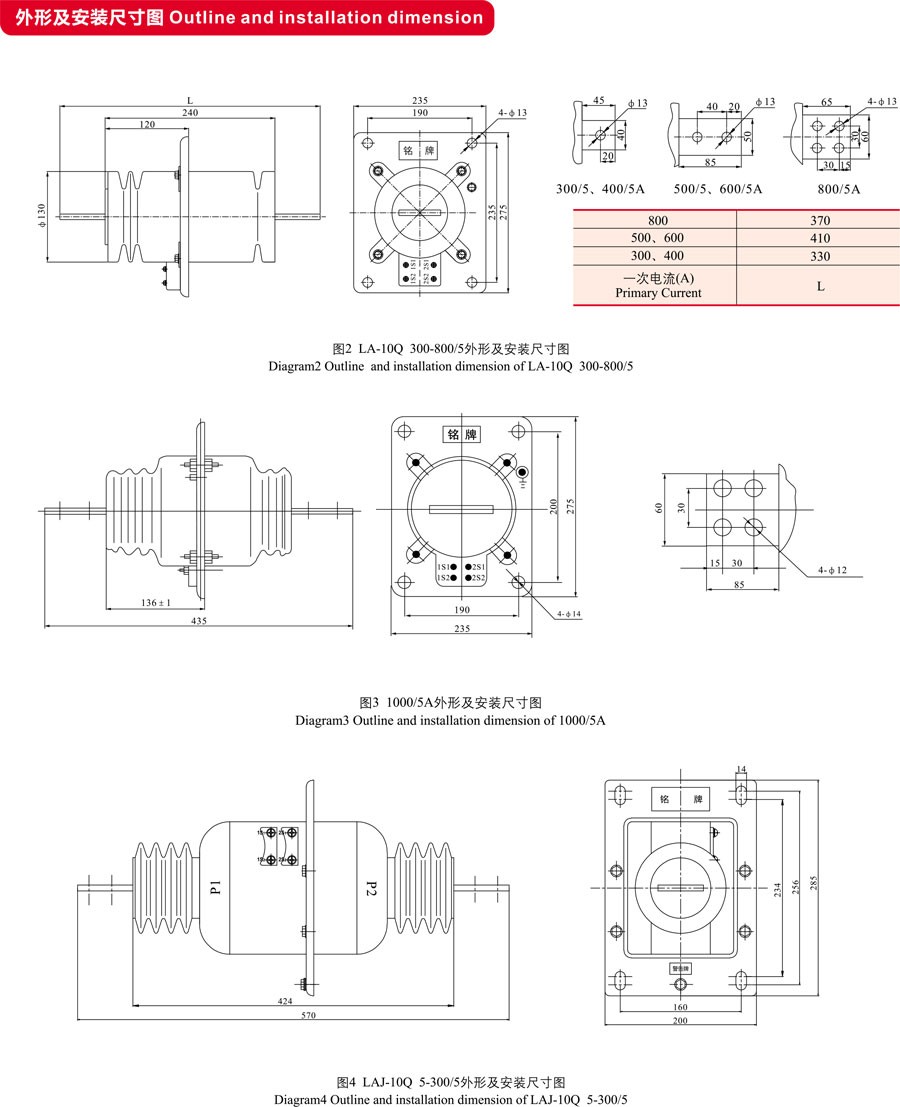 LA(J)-10(Q)电流互感器