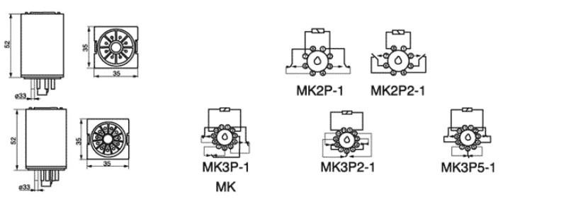 ND26C□(MK□P-I)通用电磁继电器