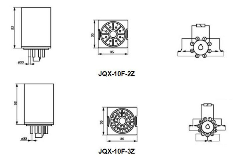 ND26A-□Z(JQX-10F-□Z)通用电磁继电器