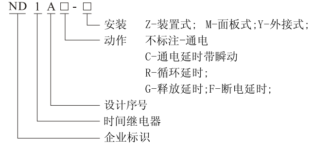 ND1A(JS14A JSJ JS20)晶体管时间继电器