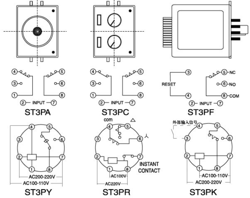 NDS15R(ST3PR)电子式时间继电器