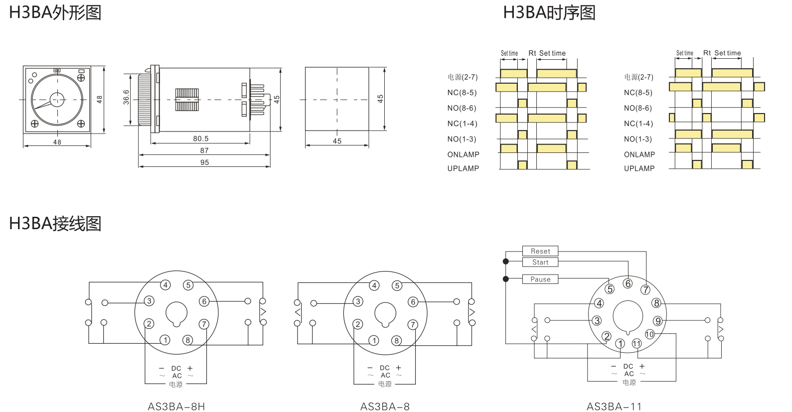 NDS16(H3BA)电子式时间继电器