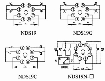 NDS19(AH3 ST2P)电子式时间继电器