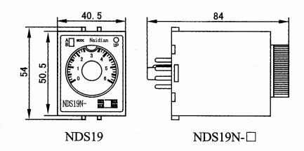 NDS19(AH3 ST2P)电子式时间继电器