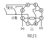 NDJ1(DH48J)数显计数继电器