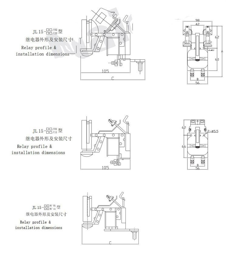 JL15系列交直流电流继电器