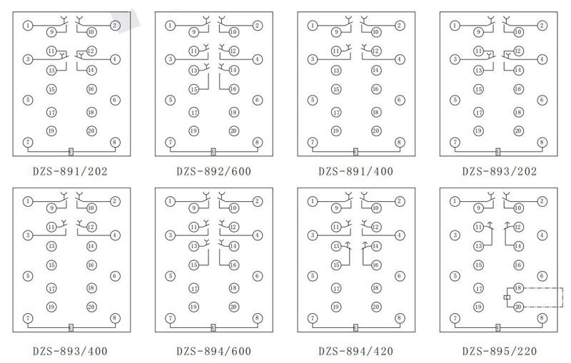 DZS-890系列延时中间继电器