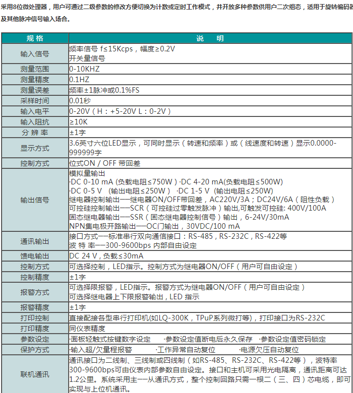 SWP-DS-C计数显示控制仪