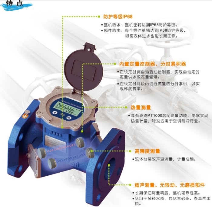 双声道超声波水表