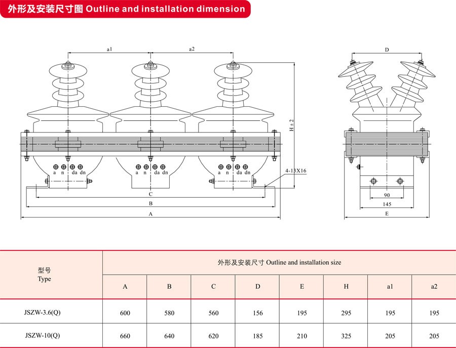 JS（W）-3,6,10电压互感器