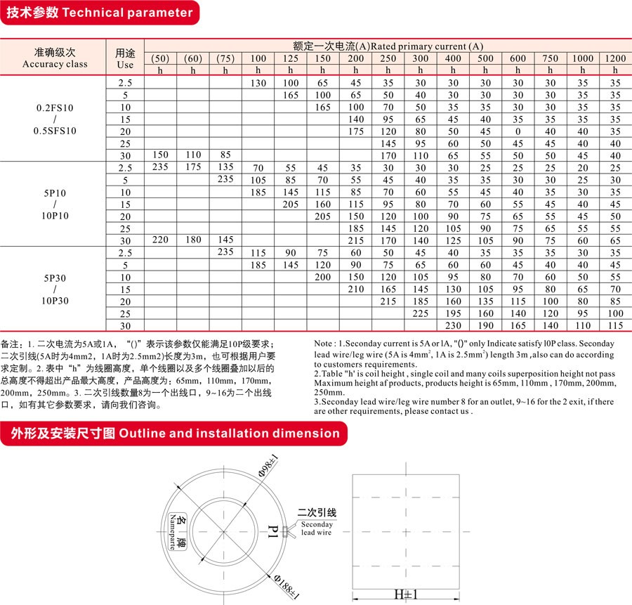 LGTS-10PU型电流互感器