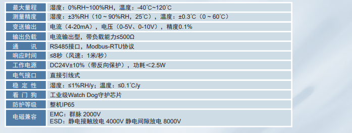 MPK210风管式温湿度变送器