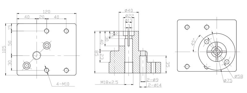 下出线座（左右）VS1-12/1250A 250相距