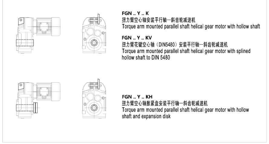 FG系列平行轴斜齿轮减速电机