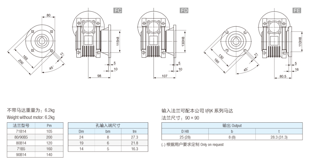 GWRV063蜗轮减速器