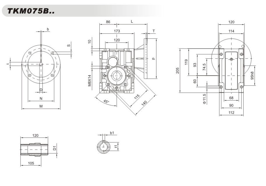 TKM075减速器