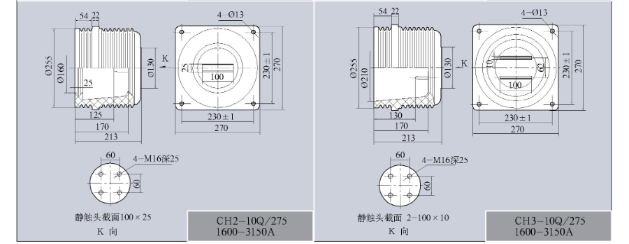 CH-10（Q）系列触头盒