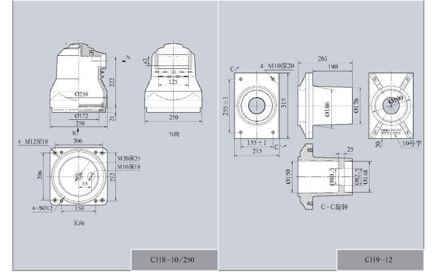 CH-10（Q）系列触头盒