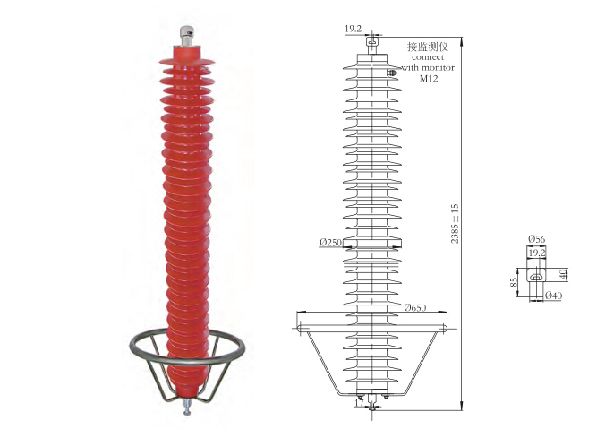 悬挂式无间隙避雷器220KV