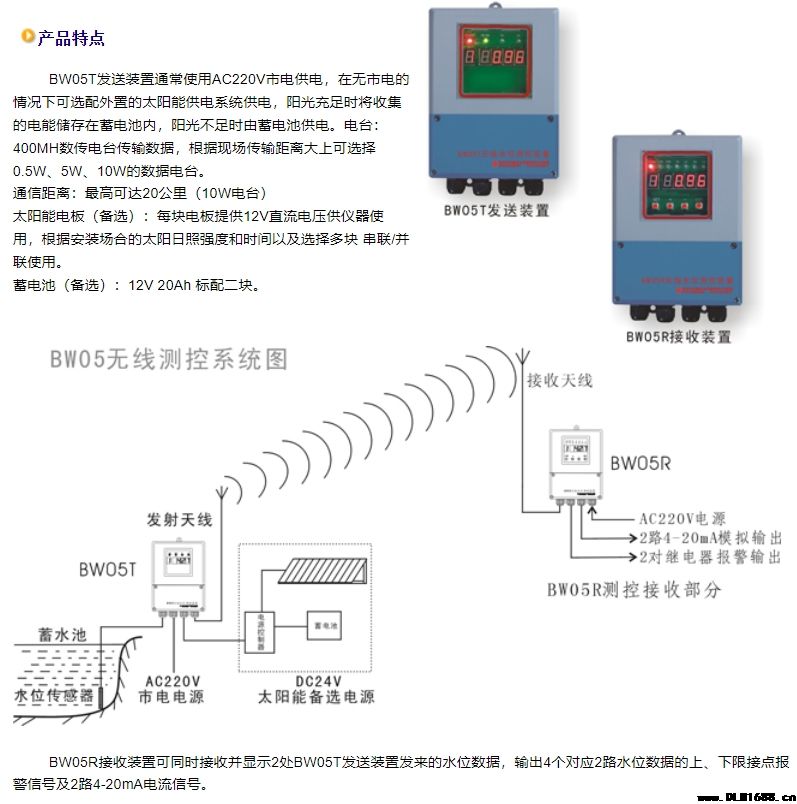 无线水位远程测控