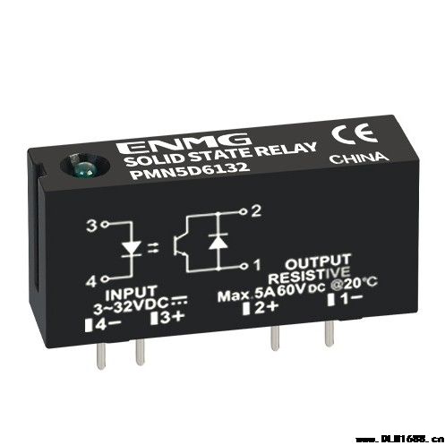 固态继电器 SIP单列直插PCB焊接式PMN带LED灯