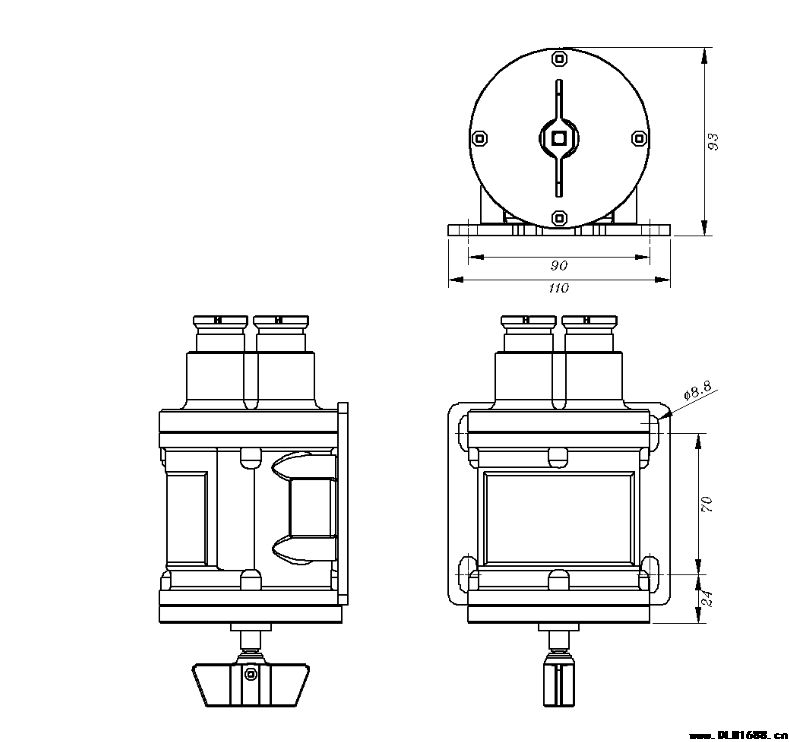 BAX-6/60矿用隔爆型信号开关（五档，通通断通通）