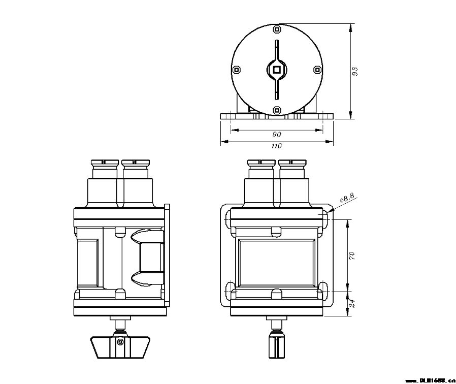 KBM-3/110矿用隔爆型主令开关（三档，通断通）