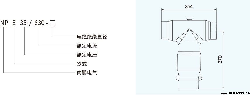 26/35kV 欧式前插头电缆附件